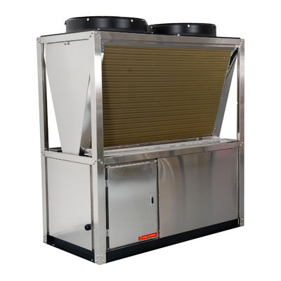 สแตนเลสเหล็กแผ่นโลหะ 120 องศา อุณหภูมิสูงอากาศแหล่งปั๊มความร้อน R410 refrigeration