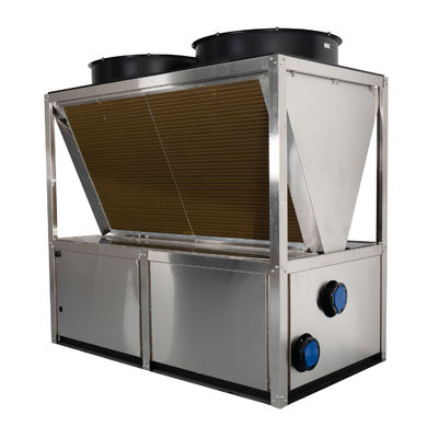 สแตนเลสเหล็กแผ่นโลหะ 120 องศา อุณหภูมิสูงอากาศแหล่งปั๊มความร้อน R410 refrigeration