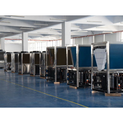 สแตนเลสเหล็กแผ่นโลหะ 120 องศา อุณหภูมิสูงอากาศแหล่งปั๊มความร้อน R410 refrigeration