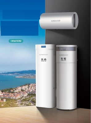 OEM ODM ในครัวเรือน All In One Heat Pump เครื่องทำน้ำอุ่น 80L 500L Space Saving