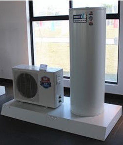 OEM ODM ในครัวเรือน All In One Heat Pump เครื่องทำน้ำอุ่น 80L 500L Space Saving