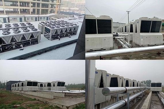สระว่ายน้ำ DC Inverter ปั๊มความร้อนเส้นทางคาร์บอนต่ำสู่น้ำอุ่น Stepless