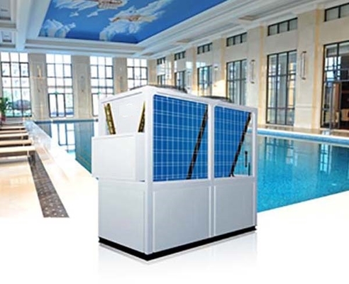 R134A อากาศสู่แหล่งน้ำ All In One Heat เครื่องสูบน้ำ เครื่องทำน้ำอุ่น 200L Water Tank