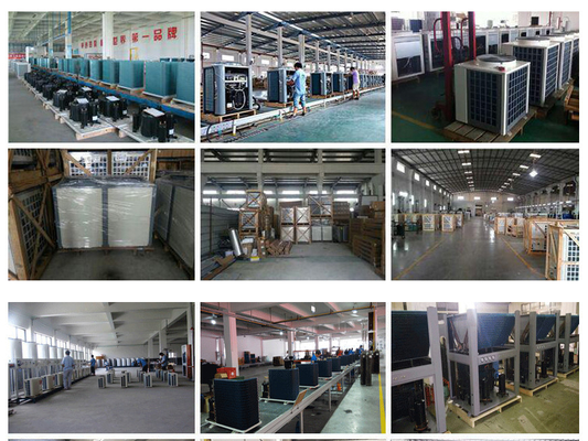 R744 CO2 ปั๊มความร้อนจากแหล่งอากาศเครื่องทำน้ำอุ่นที่อยู่อาศัย 90 องศาพร้อม Dorin Compressor