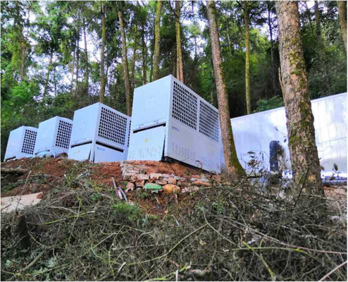 R744 CO2 ปั๊มความร้อนจากอากาศสู่น้ำ 160kW เชิงพาณิชย์เพื่อให้ความร้อนระบายความร้อนด้วยน้ำร้อน