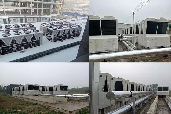 AC Inverter CO2 ปั๊มความร้อนที่อยู่อาศัยสำหรับการทำความร้อนในพื้นที่รวม เครื่องทำน้ำร้อน