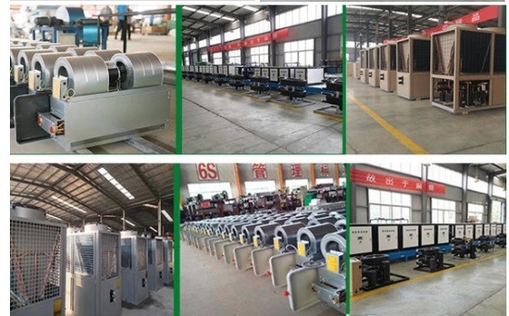 AC Inverter CO2 ปั๊มความร้อนที่อยู่อาศัยสำหรับการทำความร้อนในพื้นที่รวม เครื่องทำน้ำร้อน