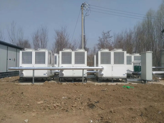 ปั๊มความร้อนแหล่งอากาศ Cascade 25Kw R410A สารทำความเย็น 90 องศาน้ำร้อน