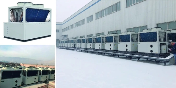 160Kw CO2 ปั๊มความร้อนแหล่งน้ำสำหรับความร้อนในมหาวิทยาลัยของโรงเรียนและน้ำร้อน